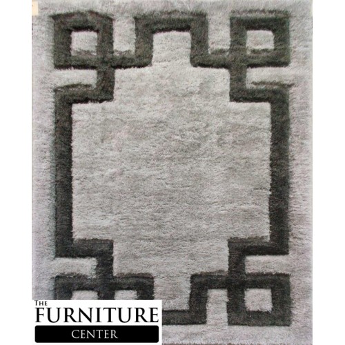 Alaska Shaggy P441A Grey Area Rug